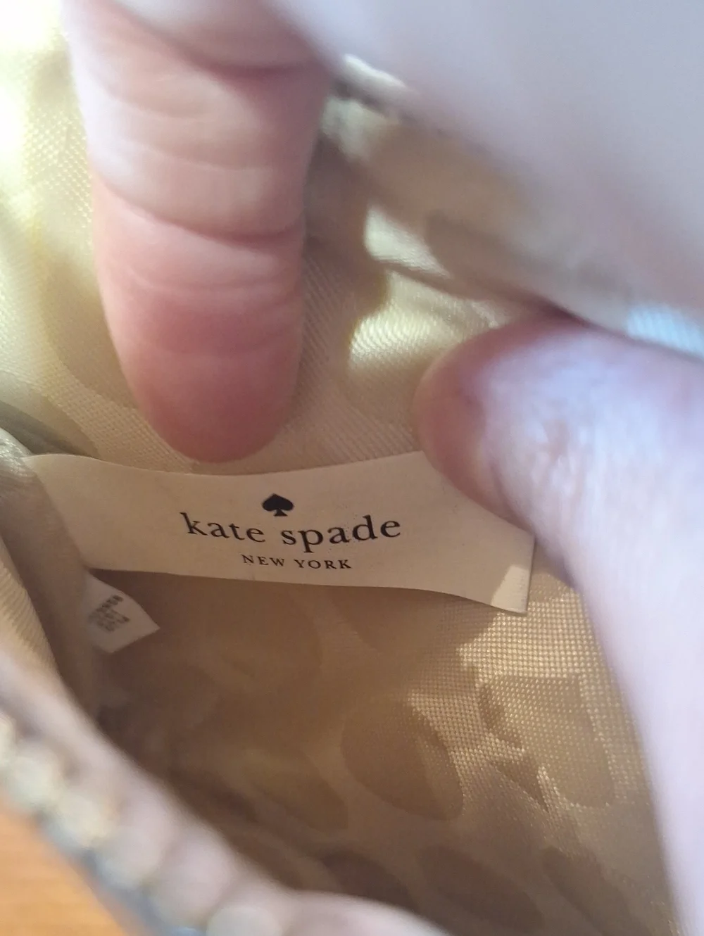 Kate Spade Sparkly Zip Wristlet NWOT